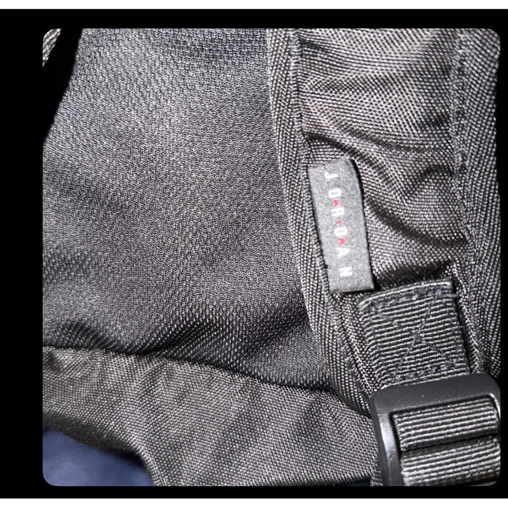 Jordan Jumpman Spell Out Logo Black Mini Backpack Bag